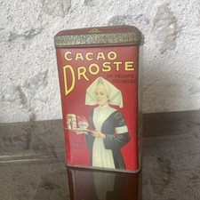 Boite ancienne lithographiée  Cacao DROSTE - 500g