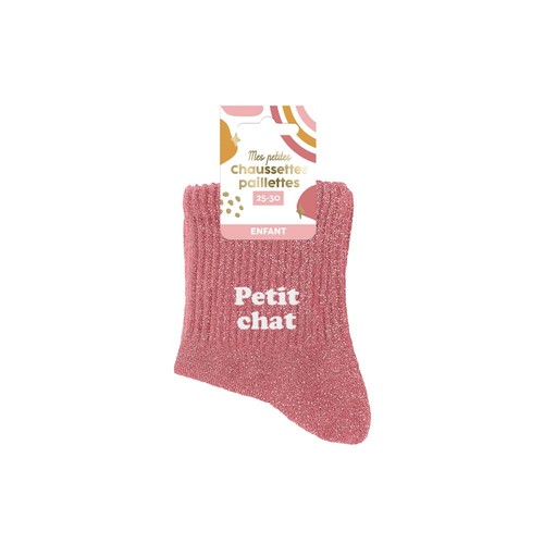 Chaussettes paillettes enfant