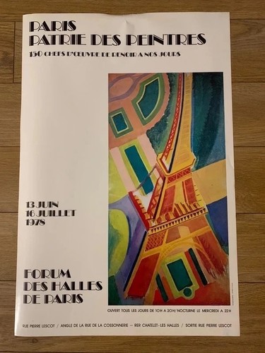 Affiche originale delaunay - affiche,