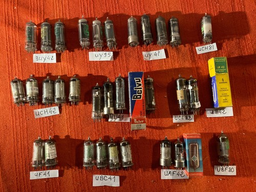 Lot tubes radio tsf - tubes,