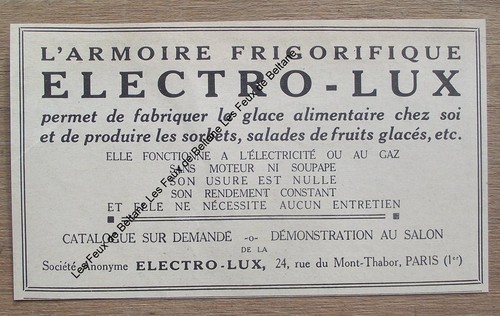 Publicité ancienne armoire