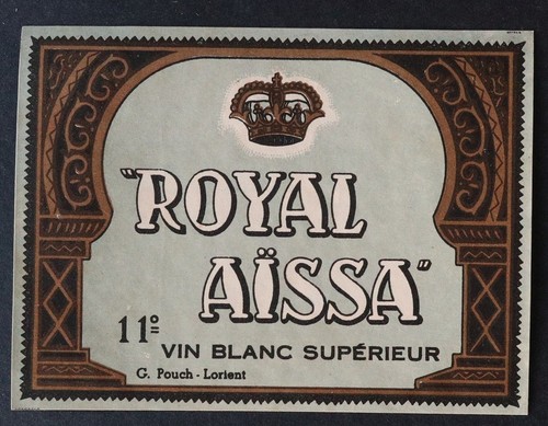 Ancienne étiquette vin - , royal