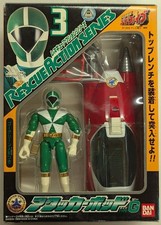 Figurine verte Power Rangers