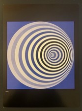 Victor VASARELY Offset de 1978 Op Art Cinétique Planche XXXII