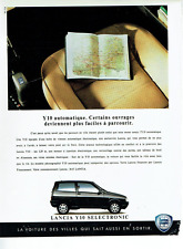 publicité Advertising 0623  1991  Lancia Y10  Selectronic  automatique