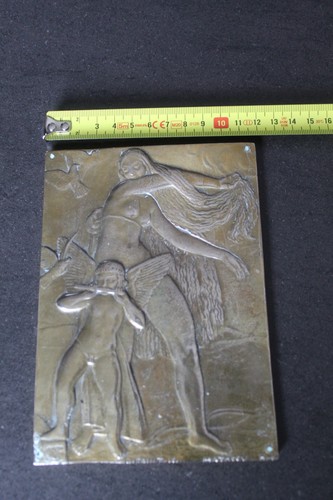Plaque bronze doré girault - doré,