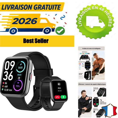 Montre connectée tensky id208 - montre,