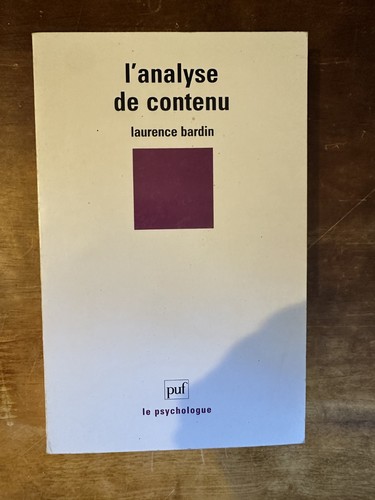 Bardin analyse de - bardin,,