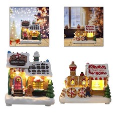 Village noël illuminé - noël,
