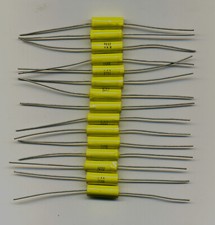 15 CONDENSATEURS POLYPROPYLENE HAUTE TENSION 10nF - 1000V 