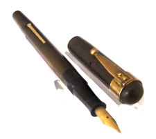 STYLO PLUME DE COLLECTION SWAN MABIE TODD SF1 PLUME OR 18 CT P429