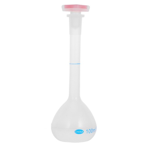 Fiole jaugée plastique à - jaugée, en