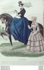 Gravure La mode 1845 # 16