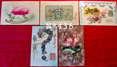436 lot 5 cartes - lot, de