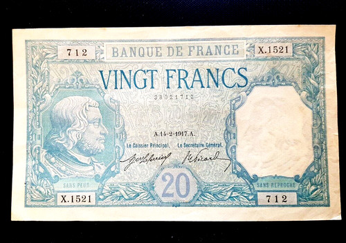 Billet france 20 francs - billet,