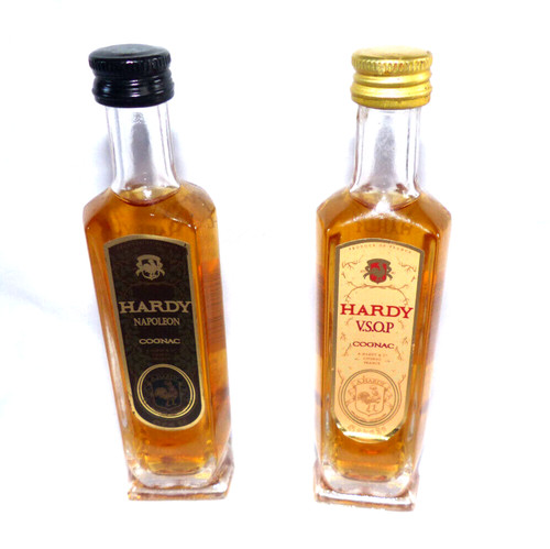Mini bottle cognac hardy - cognac,