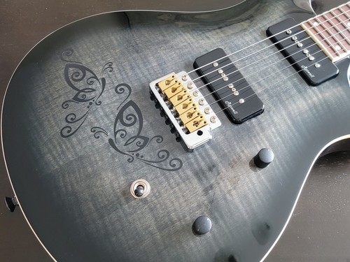 Guitar body butterfly - body,