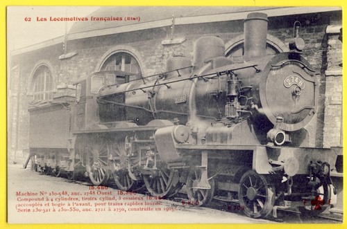 Cpa france superbe - superbe, locomotive