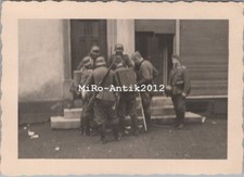 2 x photo, soldats avec tornister et camion avec bâche (N)50545