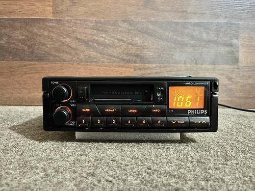 Philips car radio cassette - car,