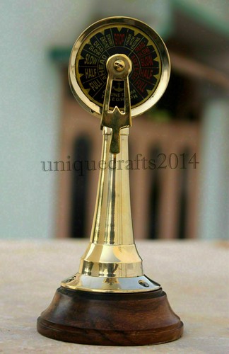 Télégraphe doré laiton 6 - télégraphe,