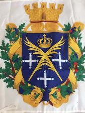 drapeau Armoiries De Saint Etienne 60x60cm Forez Asse Flag