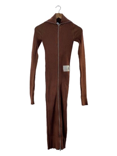 Robe maxi tricot zippé - en,