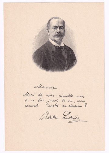 Portrait achille luchaire - portrait,