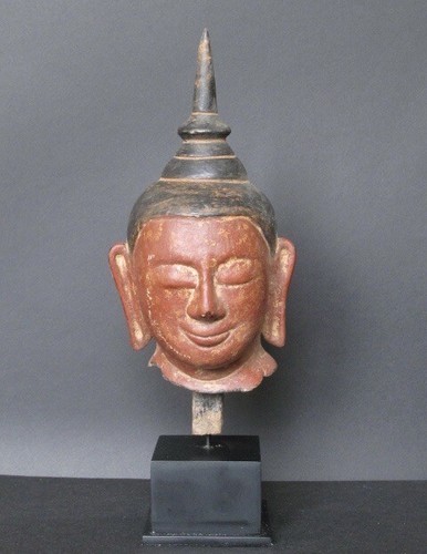 Tête bouddha papier - de,