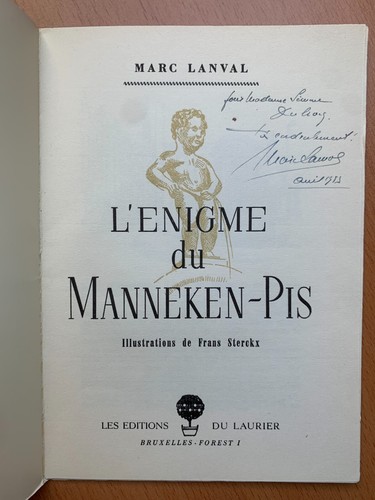 énigme manneken pis - l'énigme, du