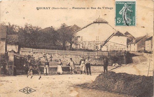 Cpa moymay fontaine bas - fontaine,
