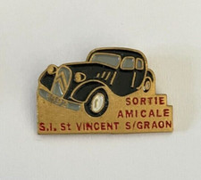 04  - Pin's RARE CITROEN TRACTION 11 cv Sortie Amicale ST VINCENT SUR GRAON 85
