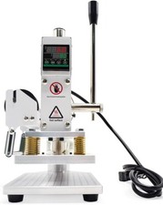 Presse à Chaud d'impression 10x13CM Machine à Embosser Cuir 500W Presse