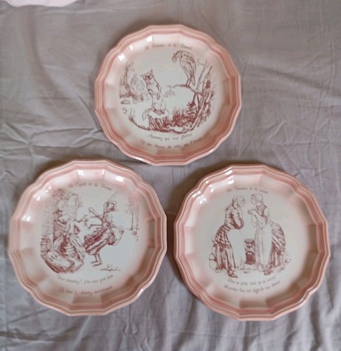 Rare assiettes par granville - assiettes,
