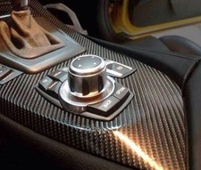 Vinyle 4D Carbone 152 X 30 Cm Noire adhésif thermoformable autocollant