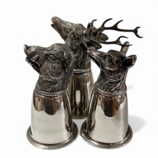 Lot de 3 gobelets GUCCI tête