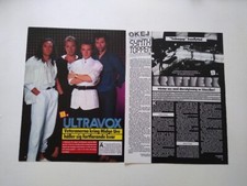 Ultravox Kraftwerk Eurythmics Jean Michel Jarre clippings Sweden 1980s