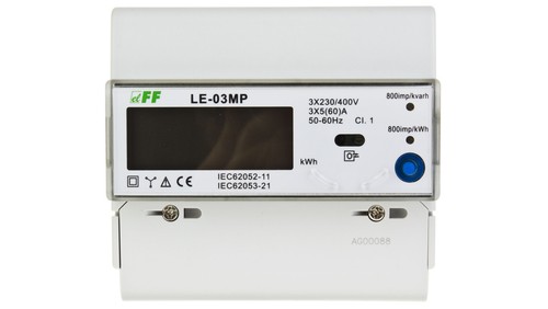 Compteur électrique triphasé