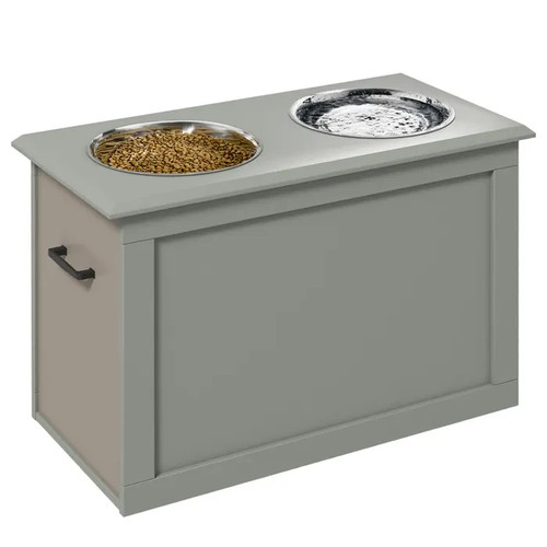 Gamelle double pour chien - double,