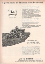John Deere Publicité 1 Page