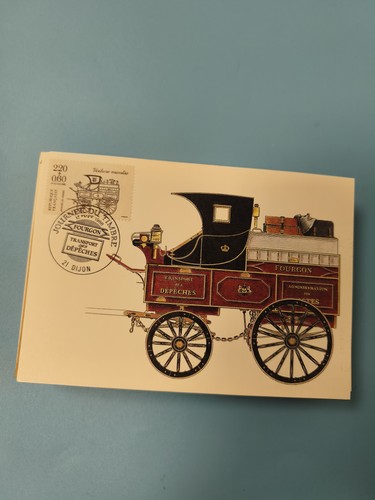 Carte postale timbrée