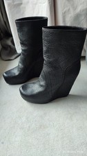 bottines en cuir RICK OWENS