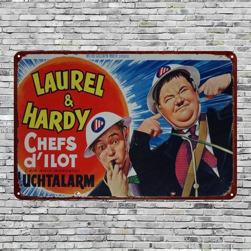 Vintage laurel hardy chefs - vintage,