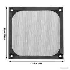 5pcs Filtre Grill PC Ordinateur 120mm Ventilateur Ensemble avec M5 Vis Refroidis