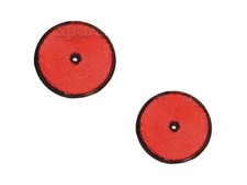 2 X 60mm  Catadioptre rond