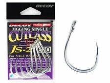 Decoy JS-2 Jigging Single Cutlass Barbed Hameçons pour leurres 