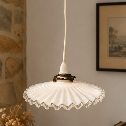 Suspension ancienne verre - en,