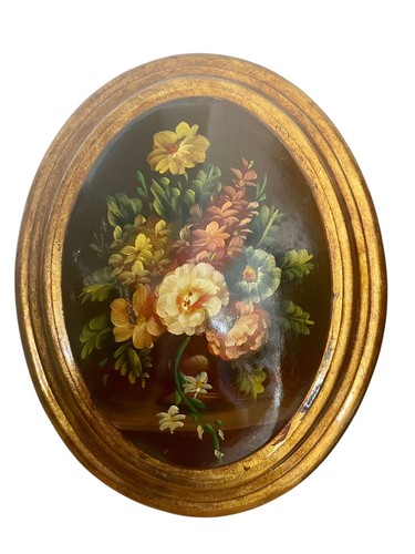 Tableau floral avec - , cadre