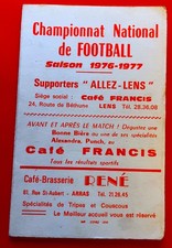 FOOTBALL RARE CALENDRIER DE