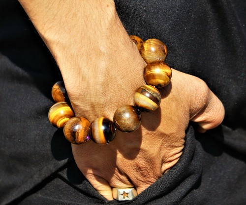 Bracelet perles ronde - bracelet, en